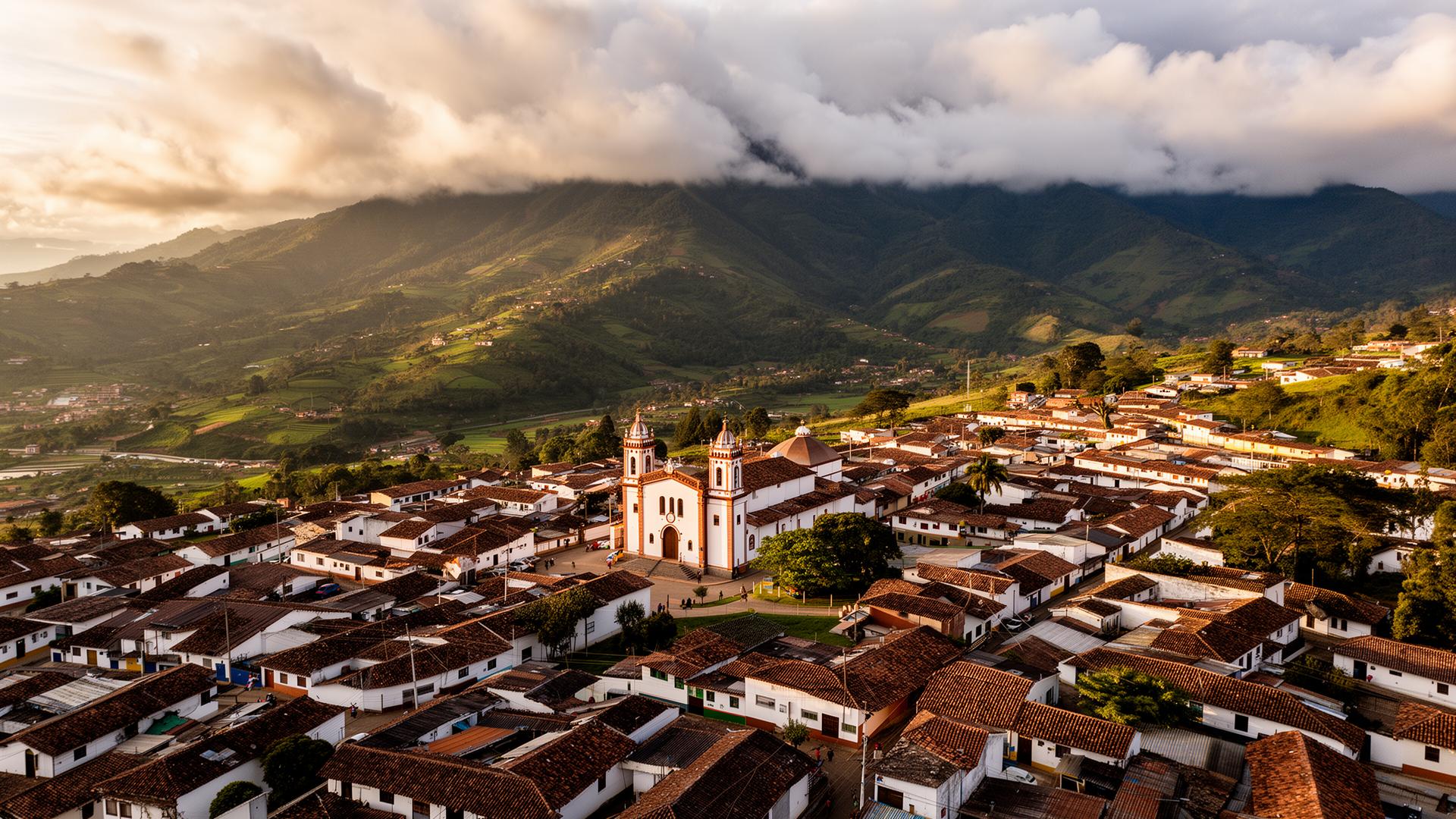Vista panorámica de Zipacón, Cundinamarca